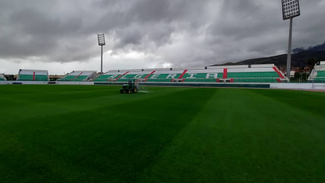 Stade Mustapha Tchaker à Blida (Algérie). Stade Mustapha Tchaker à Blida (Algérie).
