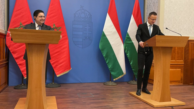 Diapo. Diplomatie: entretiens, à Budapest, entre Nasser Bourita et ses homologues tchèque, slovaque et polonais