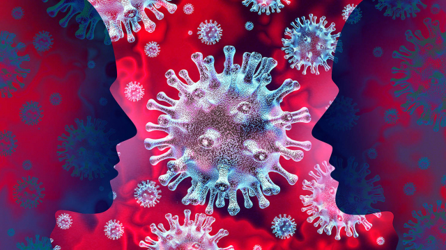 Flurona - Virus au microscope Flurona - Virus au microscope