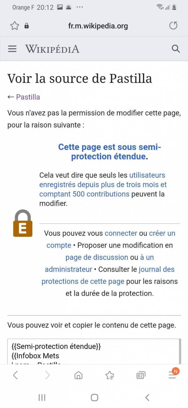article semi-protégé sur wikipédia article semi-protégé sur wikipédia