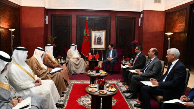 Bahreïn - Maroc - Nasser Bourita - Abdullatif bin Rashid Al Zayani - Marrakech Bahreïn - Maroc - Nasser Bourita - Abdullatif bin Rashid Al Zayani - Marrakech