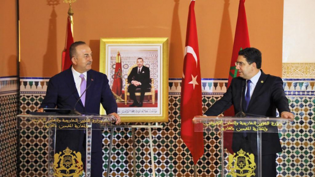 Point de presse conjoint de Nasser Bourita et Mevlut Cavusoglu - Maroc - Turquie - Rabat - Ankara - Chefs de la diplomatie turc et marocain
