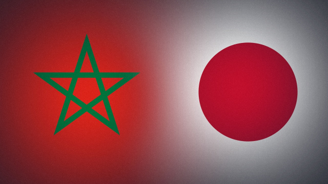  drapeaux Maroc-Japon