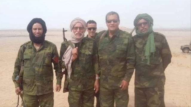 cover: Brahim Ghali dans le désert algérien cover: Brahim Ghali dans le désert algérien