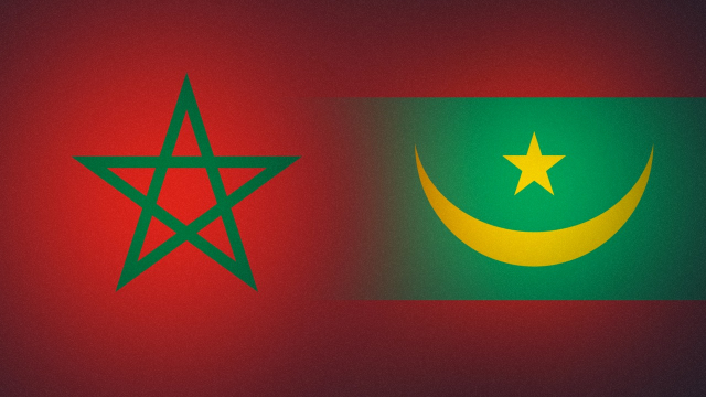 Drapeaux Maroc-Mauritanie Drapeaux Maroc-Mauritanie
