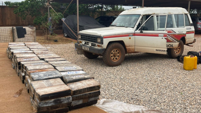 Mali: la douane saisit 159,5 kg de cocaïne à la frontière avec la Guinée 