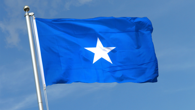 Flag of the Federal Republic of Somalia.