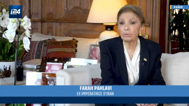 Farah Pahlavi - Epouse du défunt Shah d Iran - i24 News - Interview