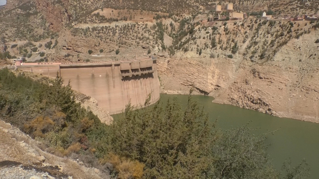 cover - barrage de Bin El Ouidane - taux de remplissage alarmant - stress hydrique