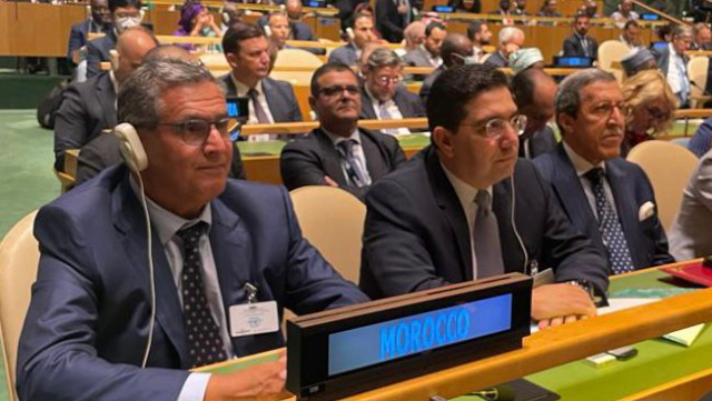 General Assembly - UN - 77th session - Aziz Akhannouch - Nasser Bourita