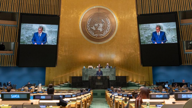 Aziz Akhannouch - Chef du gouvernement - Discours 77e Assemblée générale de l ONU - Nations Unies - New York
