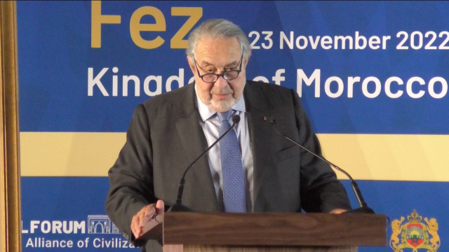 Secrétaire général du Conseil des communautés israélites du Maroc - Serge Berdugo - Neuvième Forum de l Alliance des civilisations - Fès