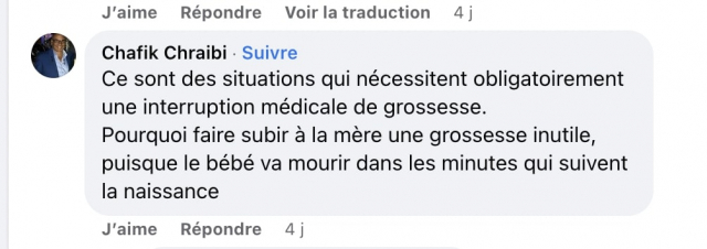 Pr Chraïbi's response - Medical abortion in Morocco - Abortion - Facebook 