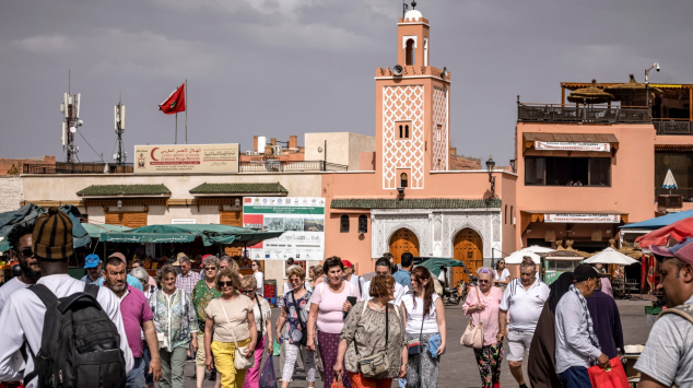 Marrakech - Tourisme - Jamaâ El Fna - Touristes - Relance du tourisme