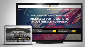 site digital foncier industriel au Maroc