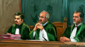 Tribunal juges dessin