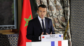 Emmanuel Macron-conférence à Rabat