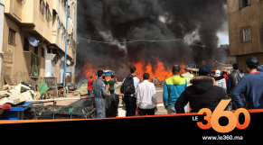 cover vidéo:Le360.ma •حريق يكبد تجار سوق المسيرة بالبيضاء خسائر فادحة