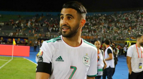 Riyad Mahrez, capitaine de l&#039;équipe algérienne de football