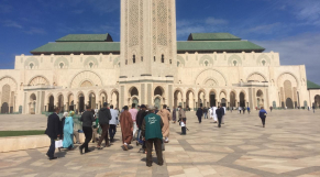 Prière du vendredi à la mosquée Hassan II
