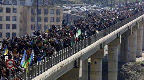 Diapo et Vidéos. Algérie: des milliers de manifestants pour l&#039;anniversaire du Hirak