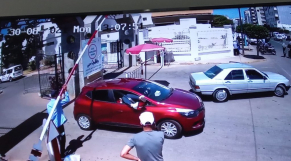 La tentative d&#039;enlèvement a été filmée par une caméra de surveillance