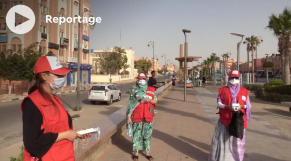 Cover Vidéo - الهلال الأحمر المغربي ينظم بالعيون حملة تحسيسية ضد كورونا 