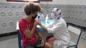 Vaccination des 12-17 ans - Lycée Ibn Toumert - Casablanca - Covid-19 - Coronavirus
