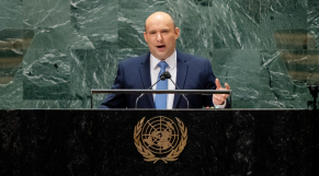 Naftali Bennett - Premier ministre israélien - Israël - Tribune ONU - 76e assemblée générale ONU - Nations Unies