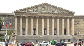 Le palais Bourbon, siège de l’Assemblée nationale.