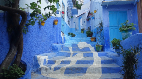Chefchaouen - Nord-Ouest du Maroc - Ruelle - Bleu Nila - Perle bleue