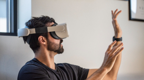 Métavers - Réalité augmentée - Réalité virtuelle - Casque VR - Oculus - Hipster - Immersion réalité virtuelle