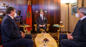 Roi Mohammed VI - Aziz Akhannouch - Mohamed Sadiki