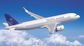 Un avion de la compagnie nationale aérienne saoudienne «Saudia»