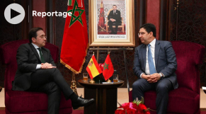 Maroc-Espagne - Nasser Bourita - Jose Manuel Albares - Marrakech - Ministre des Affaires étrangères espagnol et marocain - Diplomatie - 