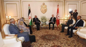 Kaïs Saïed - Président tunisien - Chef du Polisario - Brahim Ghali - Tunis - Ticad 8
