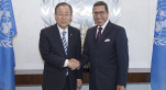 Omar Hilale et Ban Ki moon