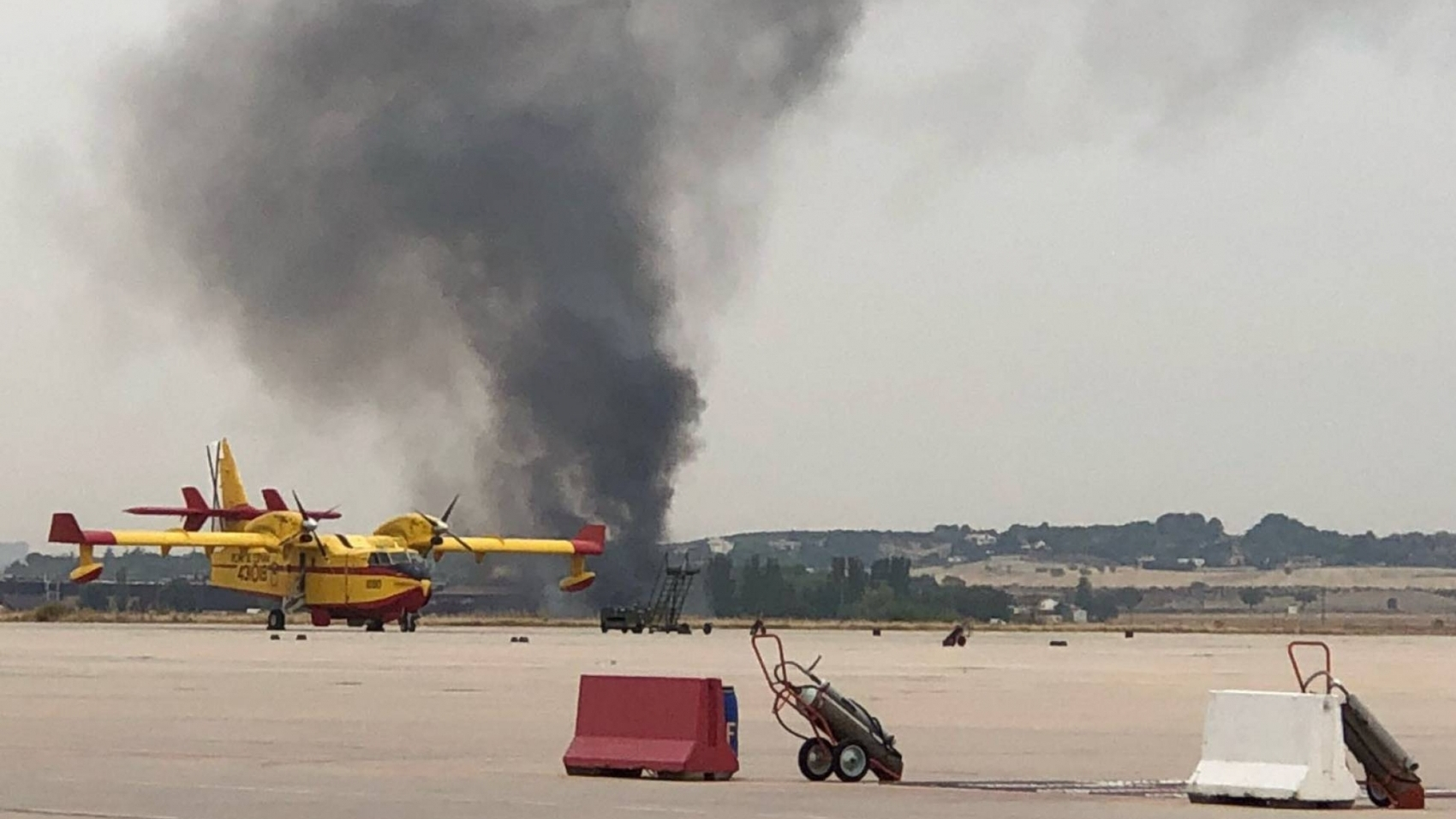 Vidéo. Espagne décès d'un pilote de l'armée dans le crash d'un F18