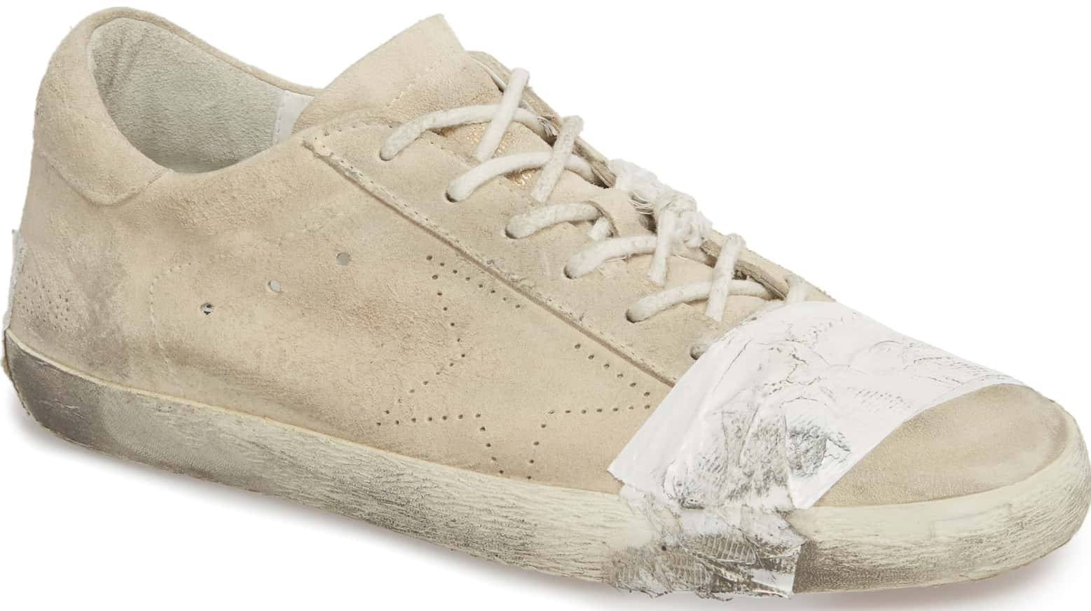 Salies, trouées, recollées ces baskets neuves (de luxe) valent 4.957