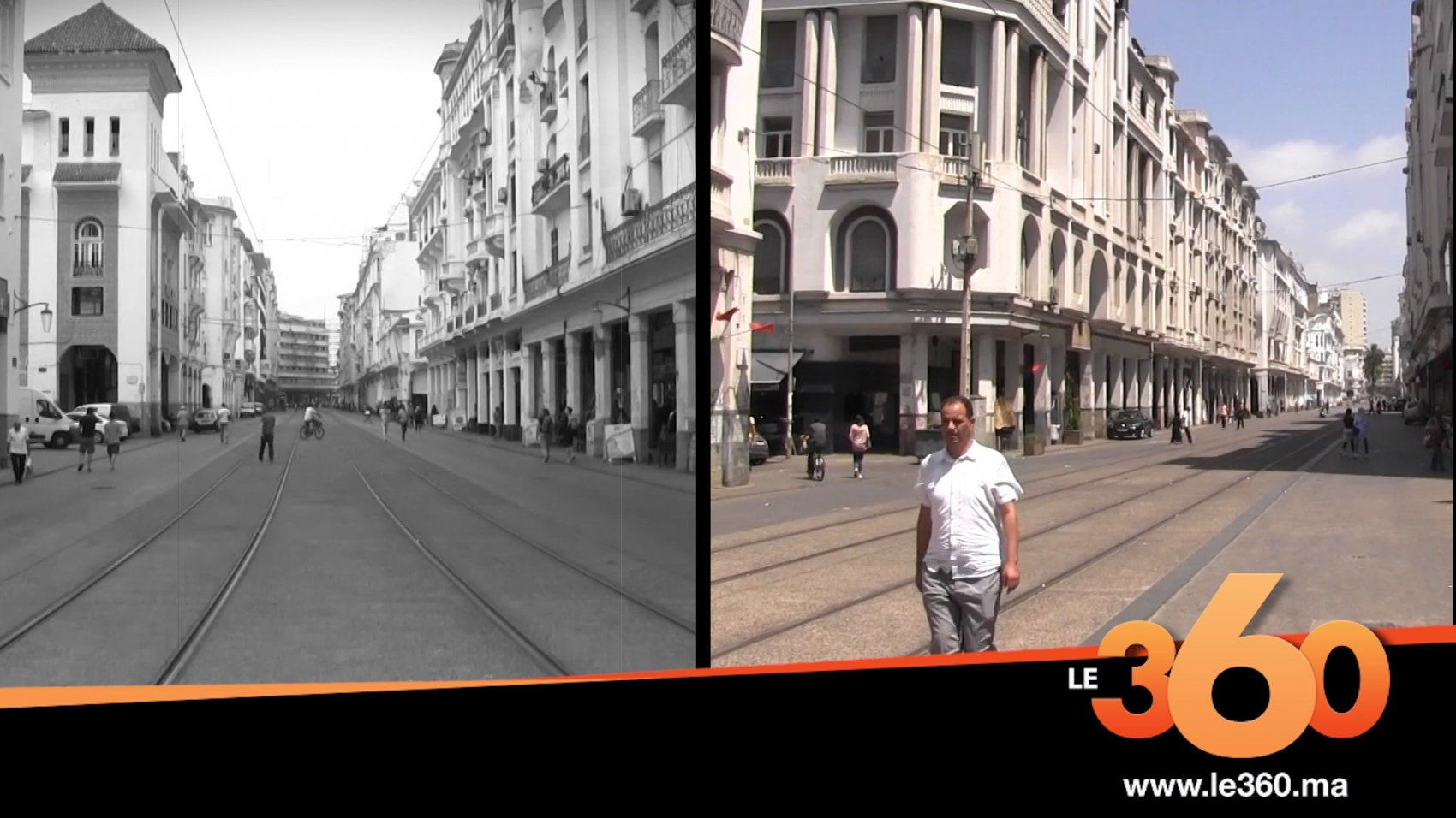 Vidéo. Casablanca «il était une fois» l'avenue Mohammed V www.le360.ma