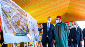 Roi Mohammed VI - lancement des travaux de la plus grande unité industrielle de fabrication de vaccins en Afrique