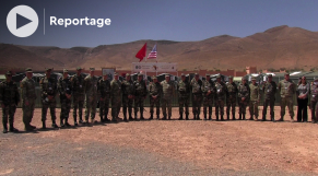 Maroc - Etats-Unis - FAR - Forces armées royales - Armée américaine - African Lion 2022 - Taliouine - Hôpital de campagne - Province de Taroudant