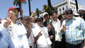 Leaders politiques-marche Gaza-Rabat