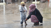 Diapo photos  sur comment les marocaines se cacherde la pluie