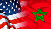 drapeaux Maroc-USA 