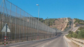 Frontière Melilla - Grillage - Préside occupé de Melilla -