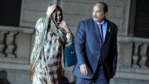 L&#039;ancien président mauritanien Ould Abdel Aziz et son épouse