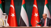 Recep Tayyip Erdogan - Cheikh Mohammed bin Zayed Al Nahyan - Président turc - Prince héritier d&#039;Abu Dhabi - Turquie - Emirats Arabes Unis - Ankara 