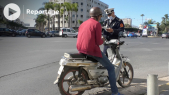 Motocyclette - Cylindrée modifiée - Casablanca - Contrôle circulation - Police - Agent de la circulation