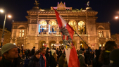 Vienne - Manifestations - Confinement quatrième vague - Autriche - Coronavirus - Parti d extrême-droite FPOe - Opéra de Vienne